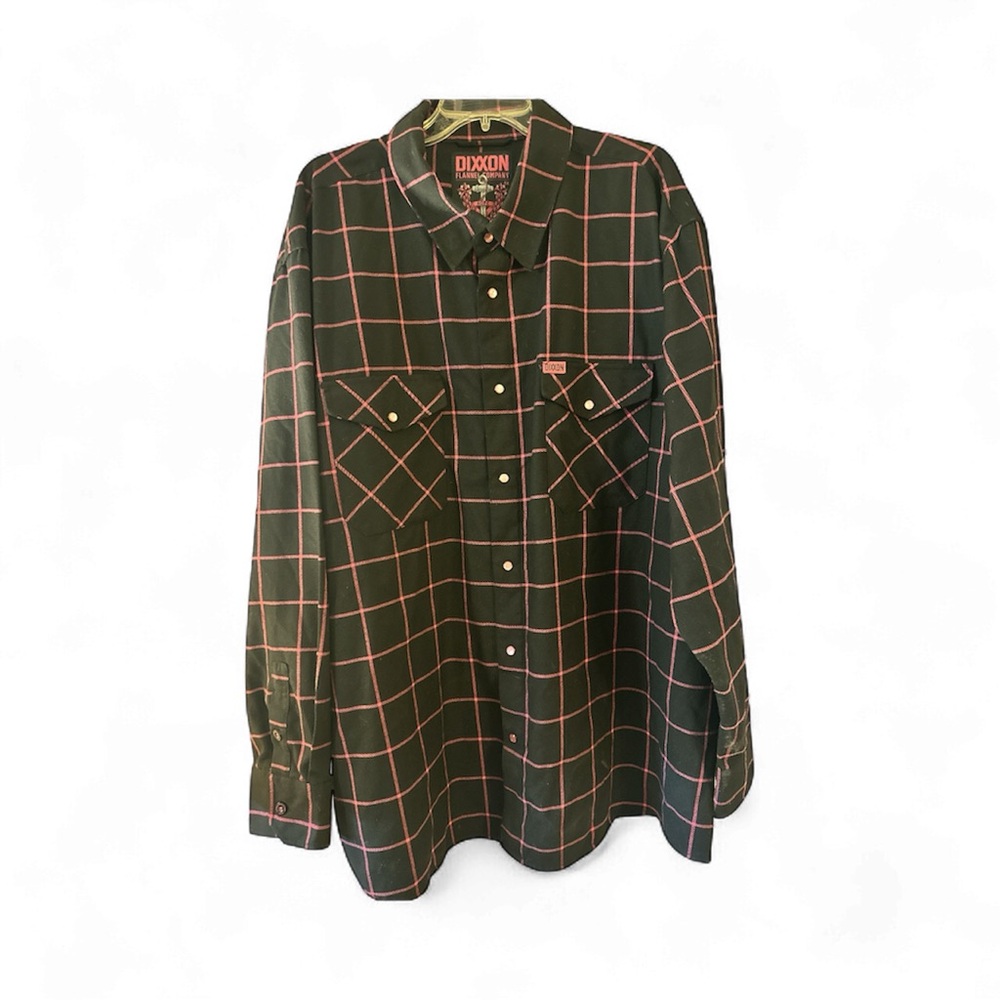 DIXXON Men's Hope Breast Cancer Flannel